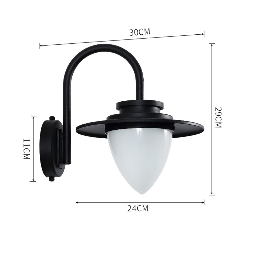 Luce a induzione a LED per balcone, parete esterna, cortile, calda Luce a induzione a LED per balcone, parete esterna, cortile, calda