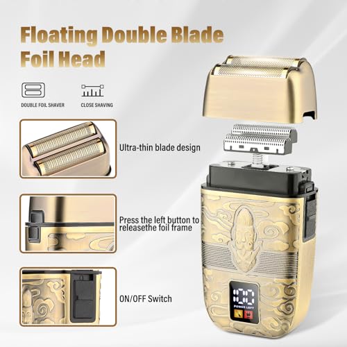 Image of Saoilli Hair Clippers Set, Beard Trimmer Kit,Multi-Function Personal Care | Cordless T-Blade Trimmer,Nose Hair Trimmer,Metal steel,Fast Charging,Electric Razor Shaver for Home & Barber Use