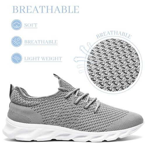 Image of Running Shoes for Men Womens Walking Slip On Tennis Sneakers | Comfortable Lightweight丨Breathable Mesh丨Gym丨Non Slip Sole丨Unisex Shoes丨 Athletic Workout Casual Fashion Sports