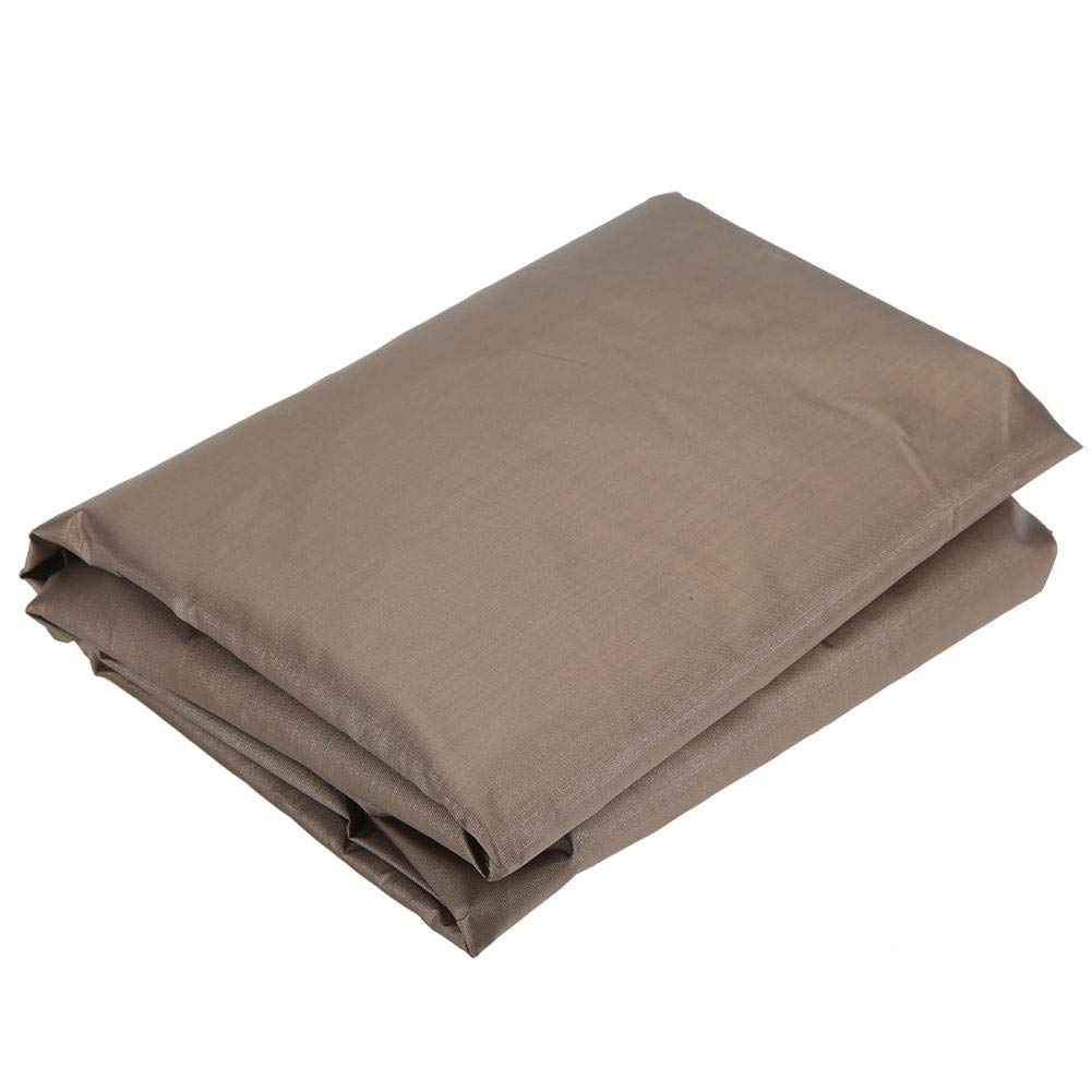 Focket Cojín para Asiento de Columpio, 150 x 150 x 10 cm, Tela Impermeable, Funda de cojín para Asiento de Columpio de 3 plazas, Buena Permeabilidad al Gas, para Patio y jardín (marrón)