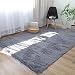 alfombras Salon Grandes - Pelo Largo Alfombra habitación Dormitorio Lavables Comedor Moderna...