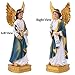 Statue of St. Gabriel The Archangel, 8in H Resin Catholic Gift Saint Gabriel The Messenger of God Figurine, Suitable for Religious and Home Decor Filling Indoor Space