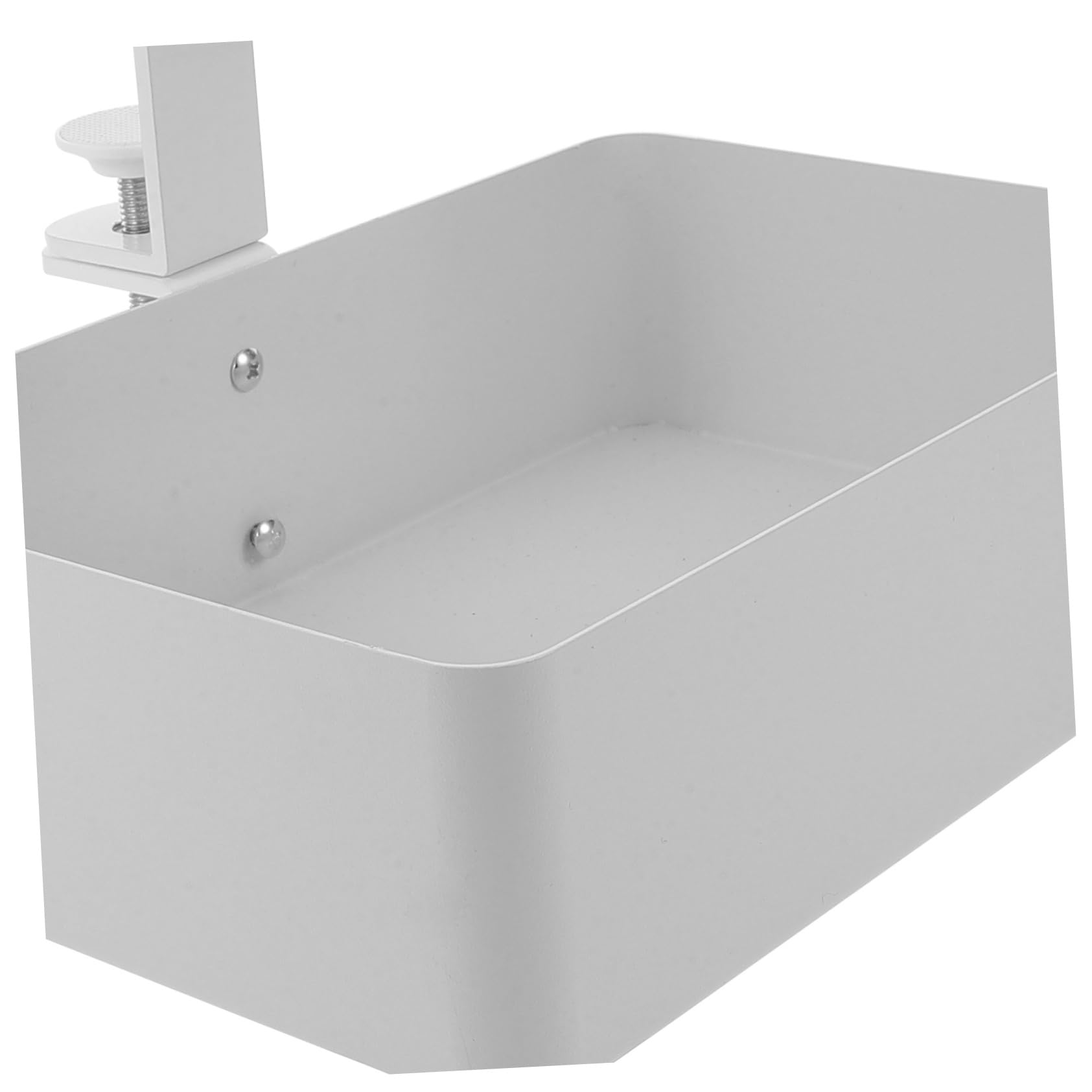 Cestino Porta Oggetti in Metallo Sottile Organizer per Ripiano Sotto la Scrivania Cestino per Piccoli Spazi in Cucina e Bagno Contenitore da Appendere per Organizzazione