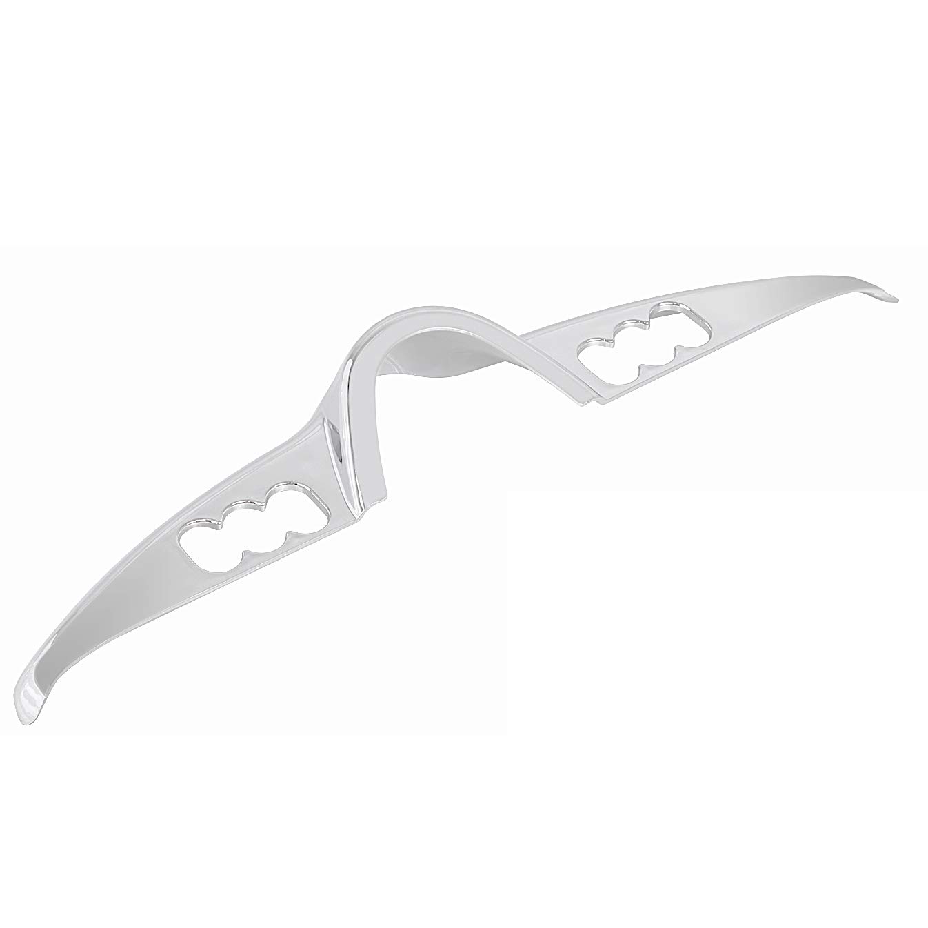 Panneau de commutateur de tableau de bord de moto chromé - Compatible avec Harley Touring Electra Glide Street Glide Tri Glide 2014-2020