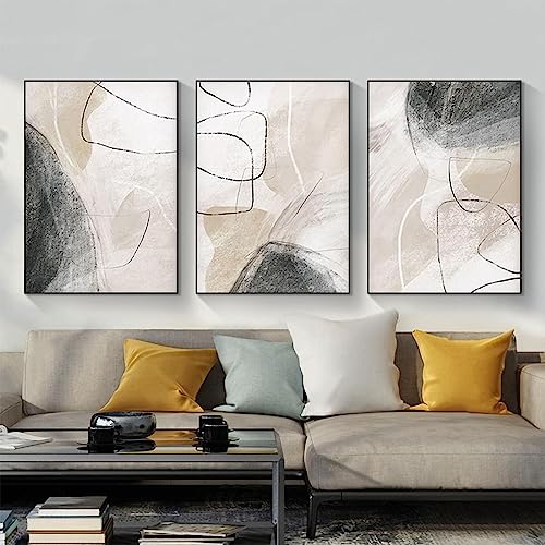 PYNVDD Canvas Poster, Modern Minimalist Abstract Wall Art, Bohemian Poster Set, Geometric Wall Decoration - Image 2