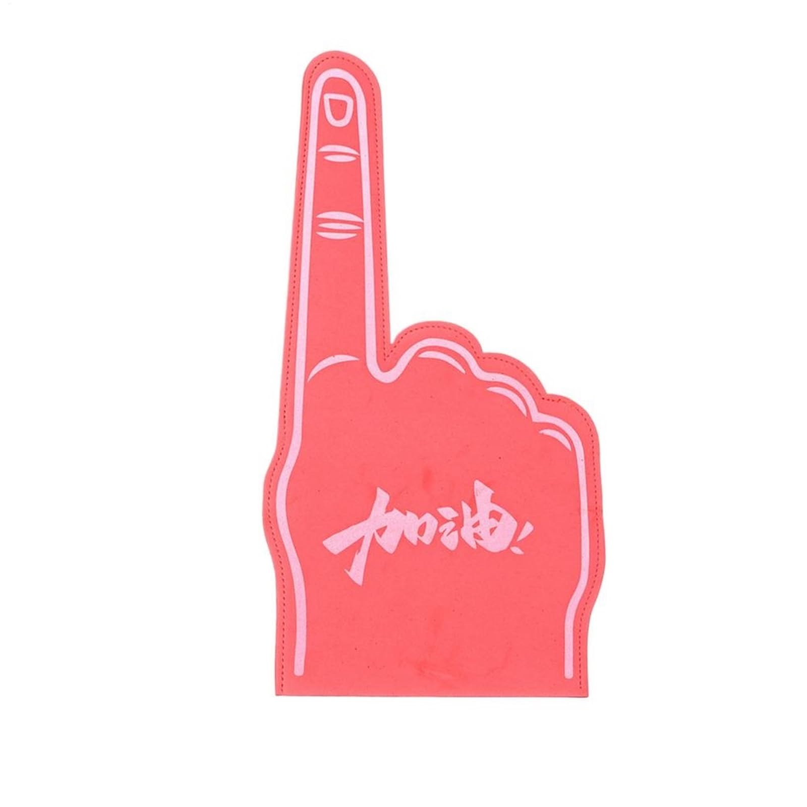 2pcs Foam Finger Large Hand Sports Cheerleading Props Favors Cheering Party Number 1 Giant for Parties Celebration(Red)