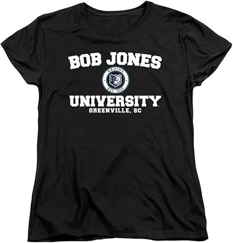 Miniatura 8 de Bob Jones University - Camiseta oficial con logotipo circular para mujer