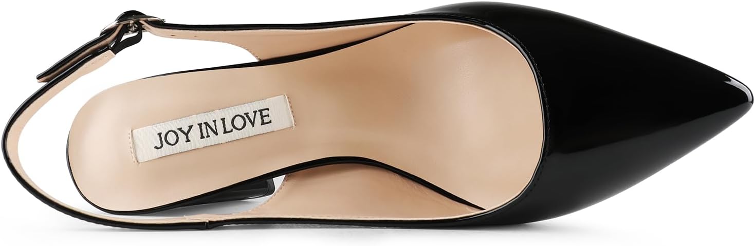 JOY IN LOVE Pumps for Women Chunky Heels Comfortable Block Heel Work Dress Pump Shoes - Image 6