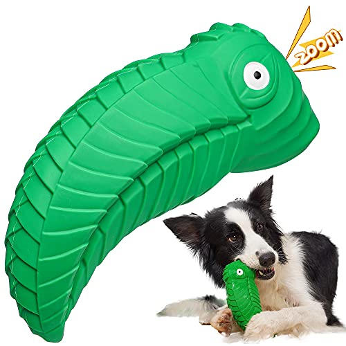 Jouet pour Chien de Grande et Moyenne Taille Qui Mâchent de Manière Agressive, Jouet Chien Indestructible et Durables en Caoutchouc Naturel (Toucan)