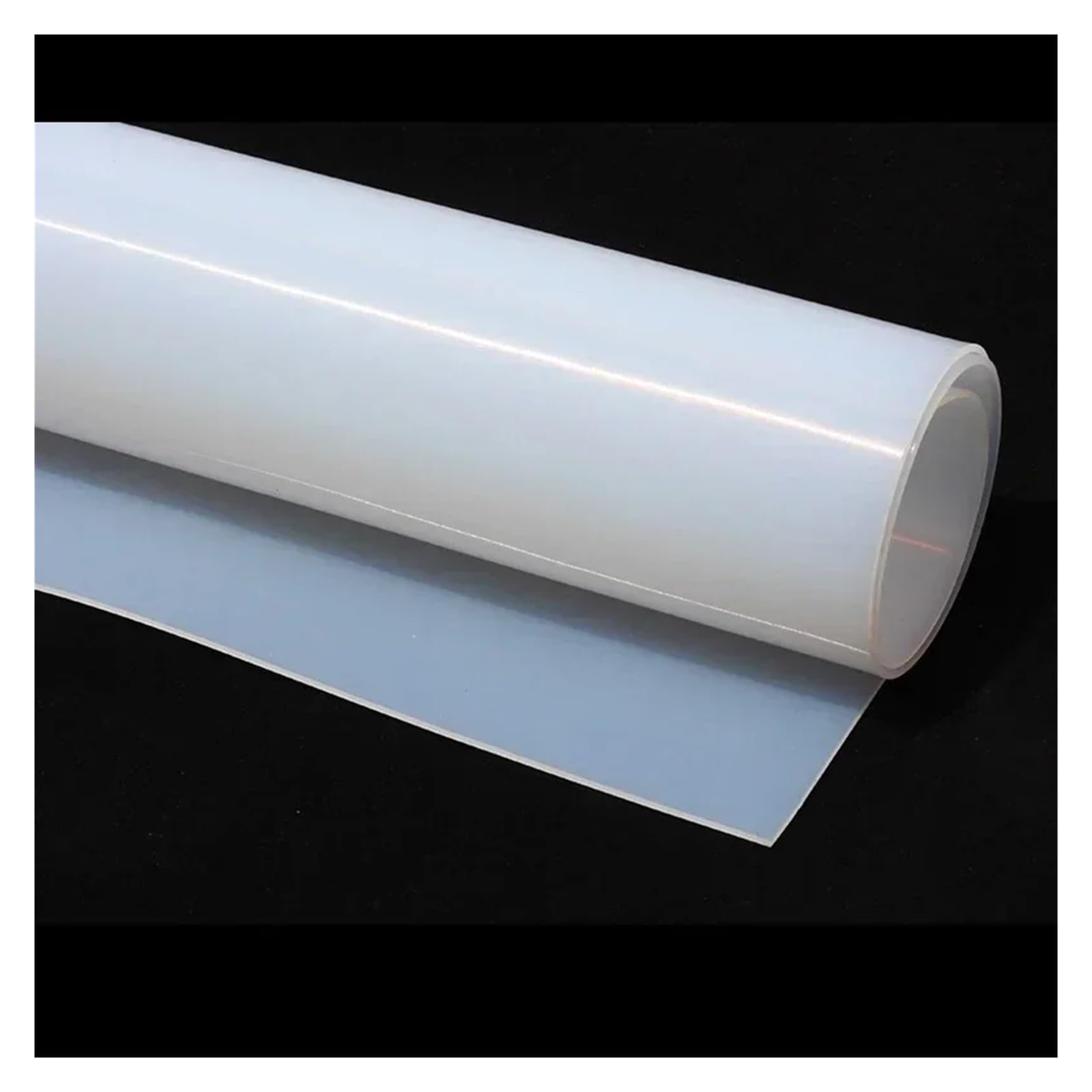 Podkładki z piankowej gumy, Uszczelka silikonowa w arkuszu 500x500mm Grubość 0,5-5mm Biała(500X500X0.5mm)
