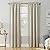 Sun Zero Easton Energy Saving Blackout Rod Pocket Curtain Panel, 40" x 84", Pearl