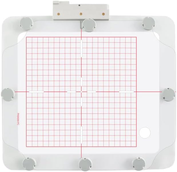 SEWTECH Magnetic Embroidery Hoop for Husqvarna Viking Designer Epic 2 Diamond Deluxe Royale Ruby Deluxe Brilliance 80 Topaz 50 20 Pfaff Creative Version Machine, 8"x8" Mighty Snap Magnet Frame