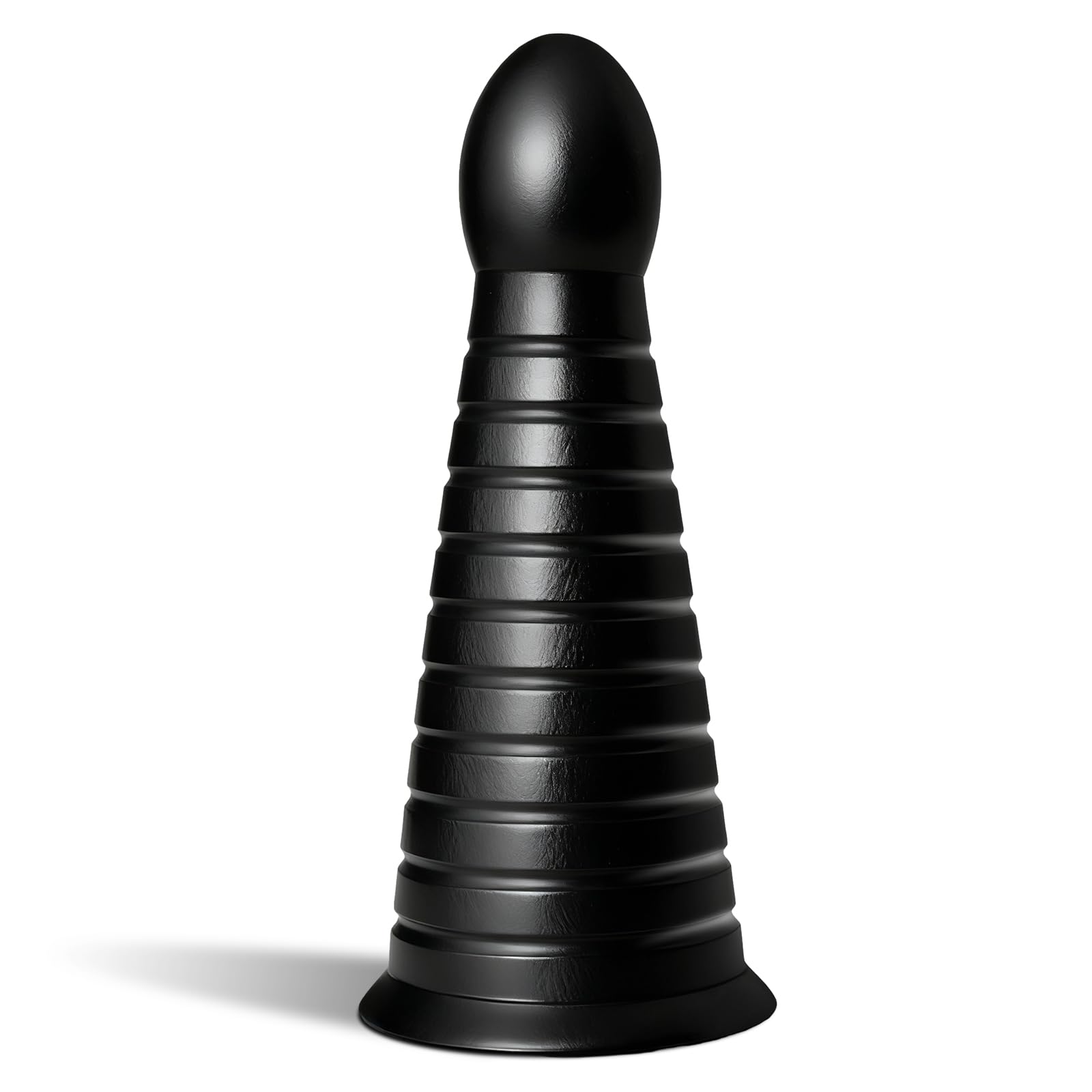 Thick Threaded Anal Butt Plug Trainer 10 2 Inch - Huge Anal Dilator with Smooth Insertion Flexible Tip
