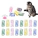 ZoneYan 20 Pièces Jouets pour Chats à Ressort, Jouet Chat Ressort, Coloré Printemps Jouet de Chat, Jouet Chat Interactif, Jouet pour Chat, Cadeau de Nouveauté pour Chats