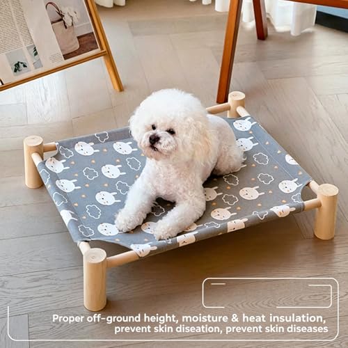 Lit surélevé pour chats et petits chiens lavable contre la chaleur - 4