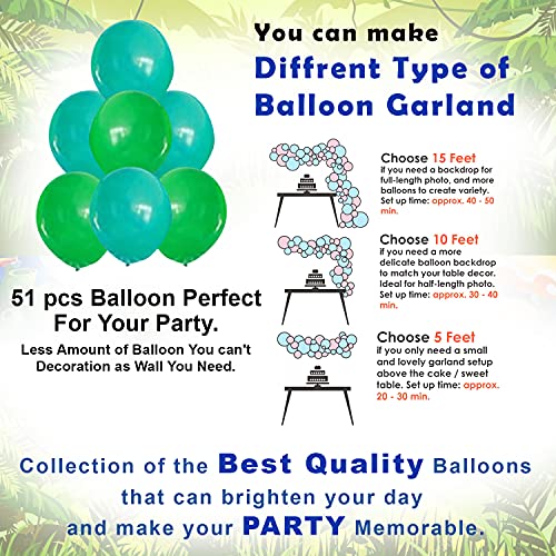 Image of Party Propz 2Nd Birthday Decorations - 62 Pcs, Jungle Theme Birthday Decoration|2Nd Birthday Decoration For Boys, Girls|Animal, Jungle Theme Party Decoration|Jungle Safari Theme|Animal Balloons