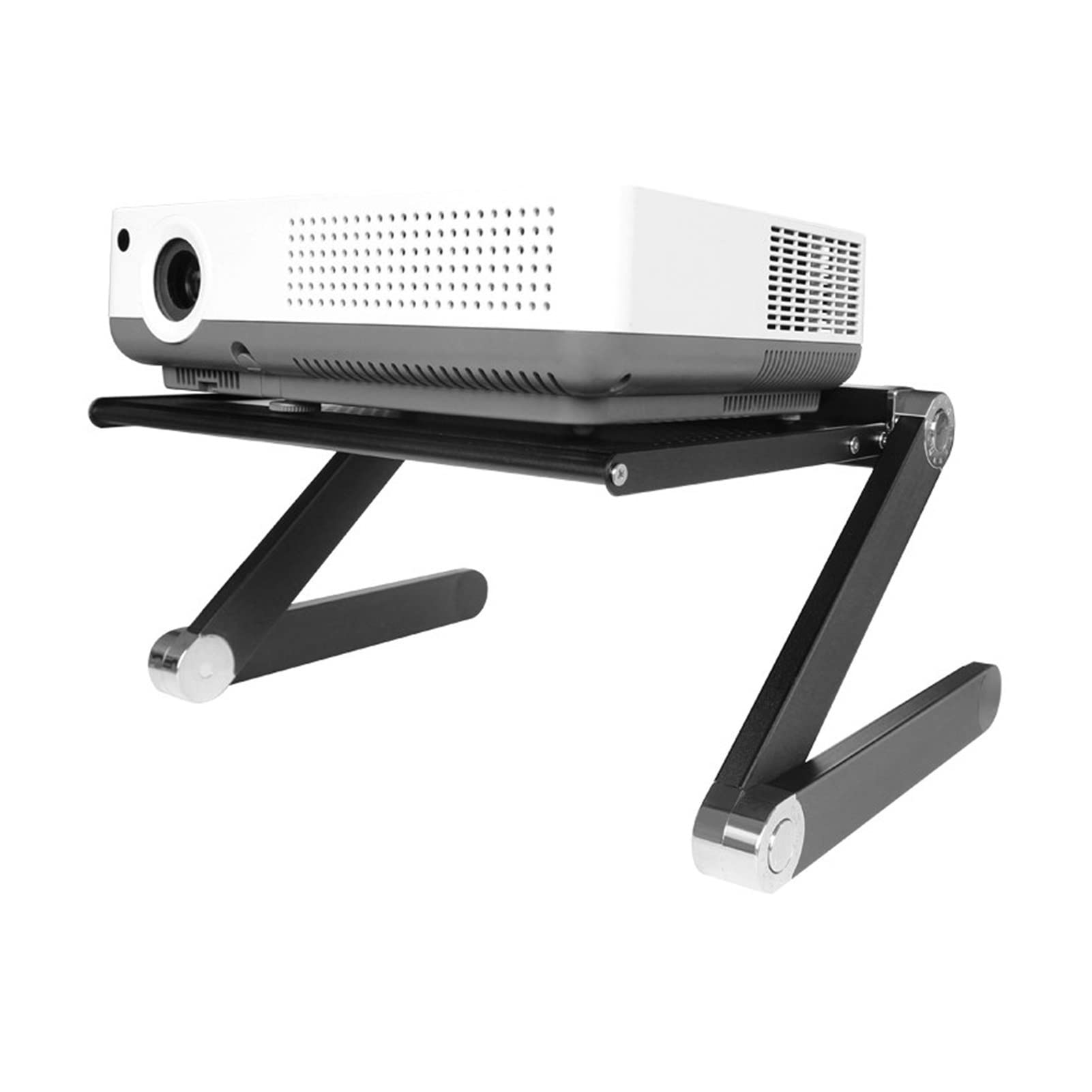 AYCDL Projector Mount Projector Mounting Frame Desktop Projector Bracket Adjustable Height for Home and Office Projector Foldable Black Projector Stand Tripod