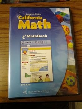 DVD-ROM Houghton Mifflin Mathmatics California: Emathbook Dvd Level 6 2009 Book