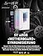 EZDIY-FAB Shield 24-Pin Winkel Adapter mit Infinity Mirror ARGB Licht,ATX 24 Pin Stromanschluss,5V 3pin ARGB Sync-180 Grad-Weiß-1 Pack
