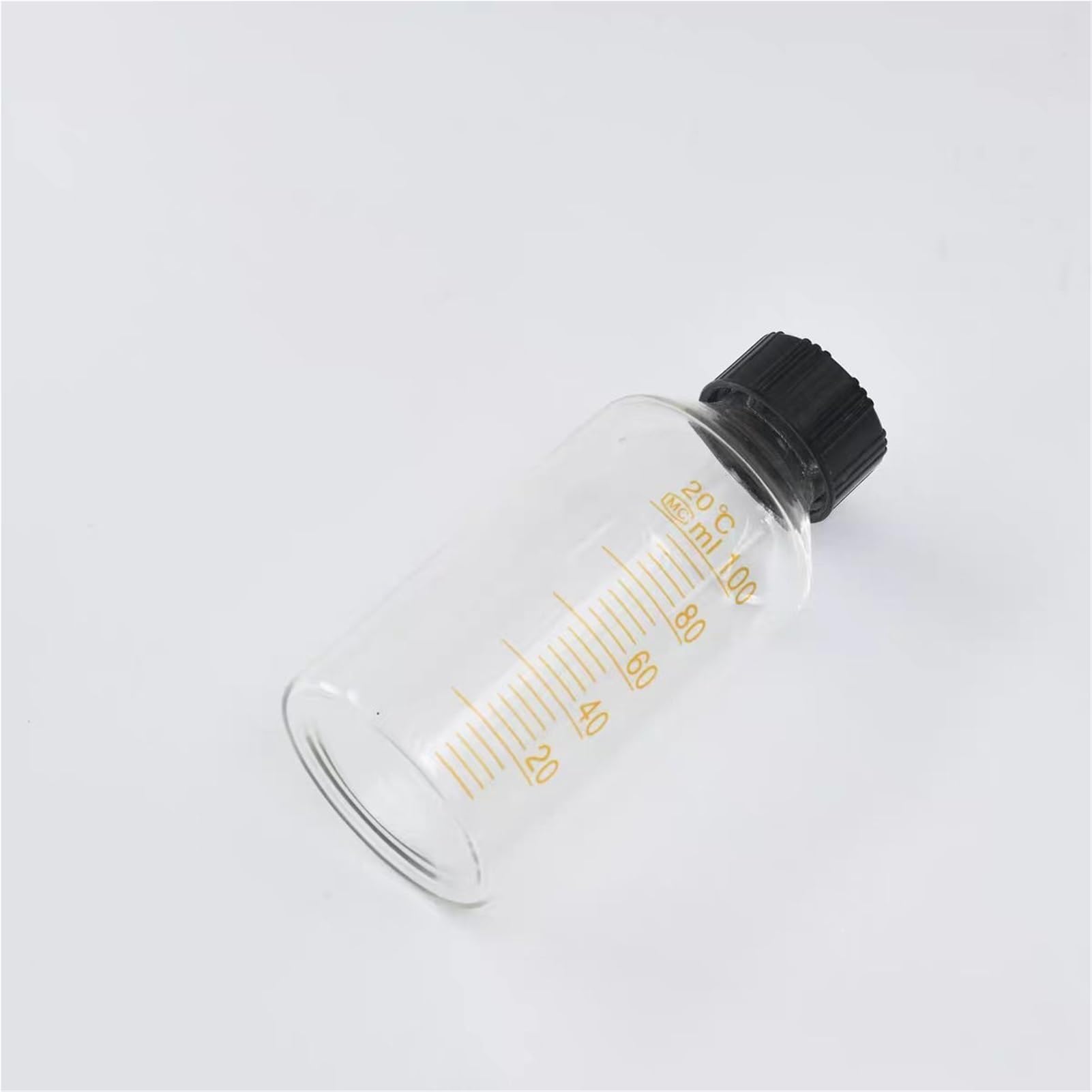 5 ml bis 1000 ml Labor-Reagenzflasche aus Borosilikatglas mit Graduierung, Serumflasche, Graduierung, Probenfläschchen(250ml 2pcs) | 250ml 2pcs