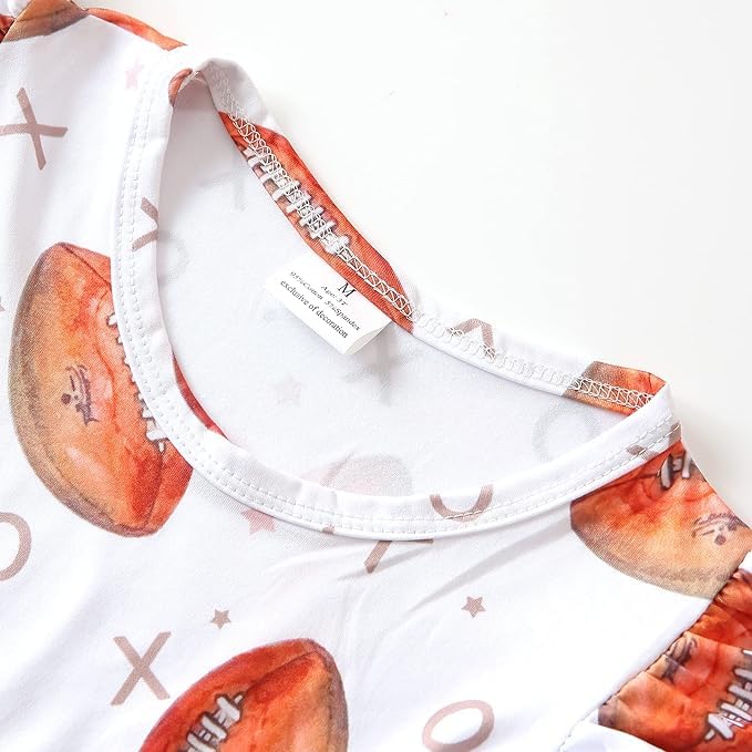 Toddler Girl Dress Horse Print Ruffle Bottom Casual Dress Summer Clothes 1-8Y2