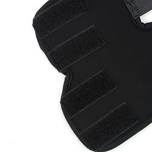 Zunea 2Stück Hund Hunde hinten Bein Hock Bandage Hinterbein schützt Wunden Wrap Kompression Klammer heilt für Wunde Verletzungen und Verstauchung Heilung von Arthritis Schwarz M