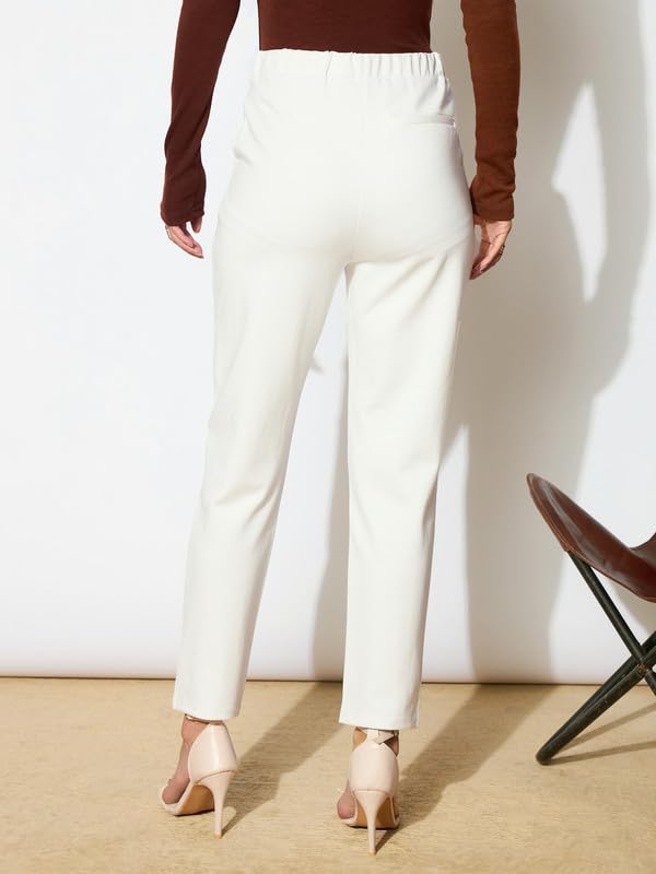 Image of Black 4-Way Stretch Tapered Pants