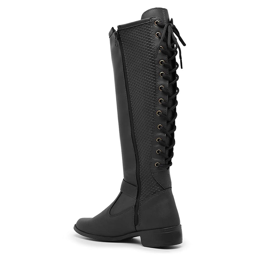 Bota Feminina Cano Longo Montaria Amélia com Cadarço e Zíper em promoção! Veja a oferta e mais achadinhos de Botas 6 Hoje é o melhor dia para comprar Bota Feminina Cano Longo Montaria Amélia com Cadarço e Zíper com aquele preço maroto! Promoção! Aproveite a oferta! 6