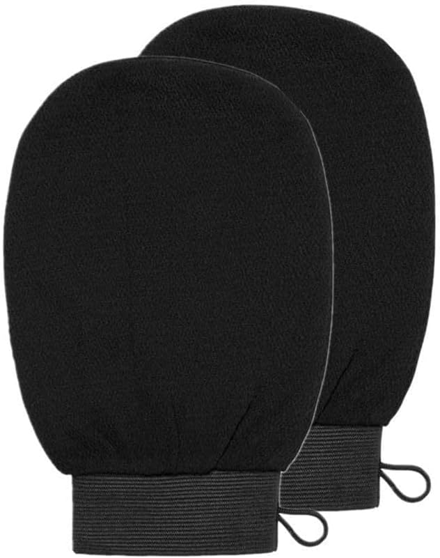 Yvoier Exfoliating Gloves Exfoliator Mitt Double Sided Use Scrubbing