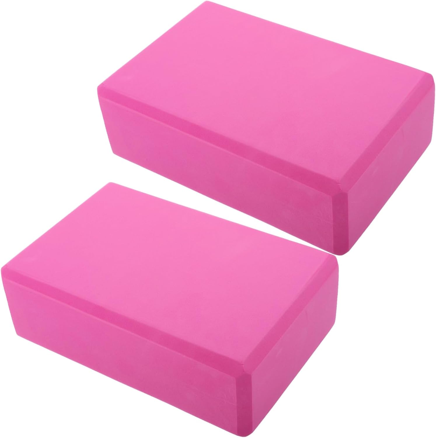 Milisten 2pcs Non-slip Eva Yoga Bricks High Density Gym Blocks for Split Training Yoga Brick for Balance