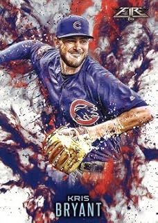 2016 Topps Update Fire #F-9 Kris Bryant Baseball Card