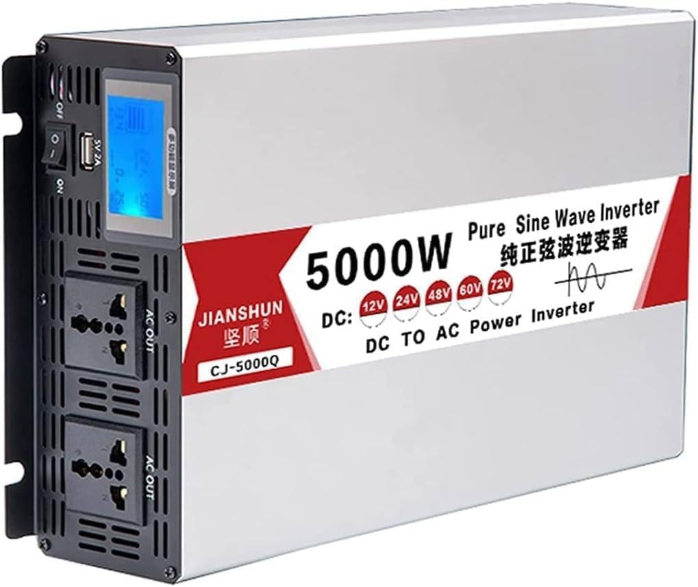 Onduleur 60V pur sinus avec écran de contrôle pour sécuriser l'alimentation de la maison