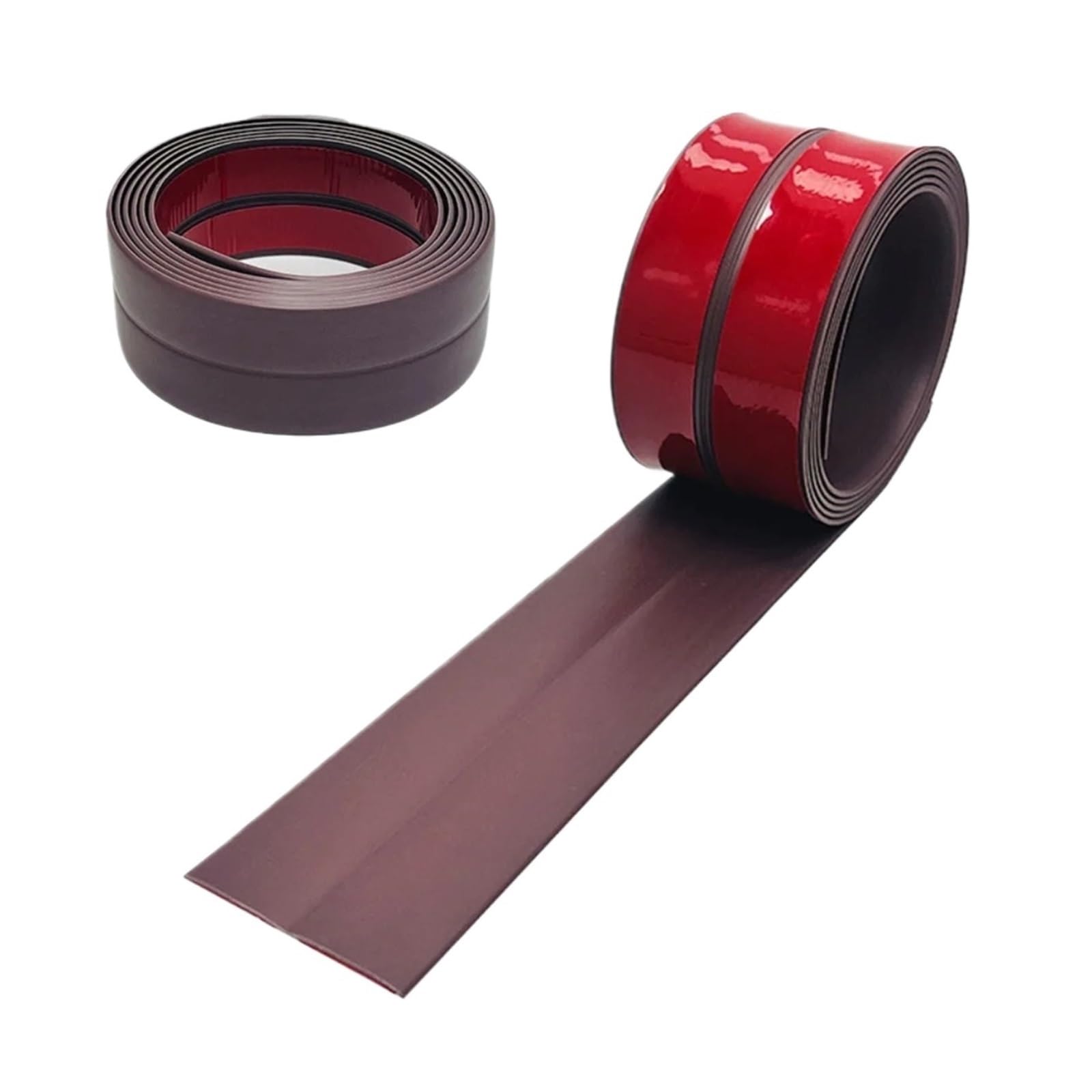 Flexible Laminate Beading Self Adhesive Wall Corner Protector Peel and Stick Moulding Trim Bendable Flexible Floor Transition Strip(Coffee-4cm x 3m)