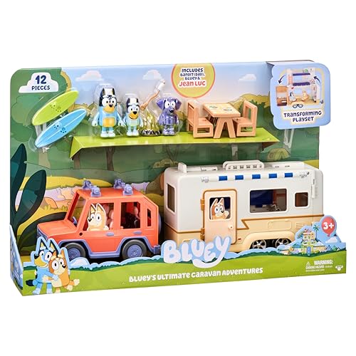 Set de Juego de Caravana Bluey Juguete para Evitar el Aburrimiento en Casa 2