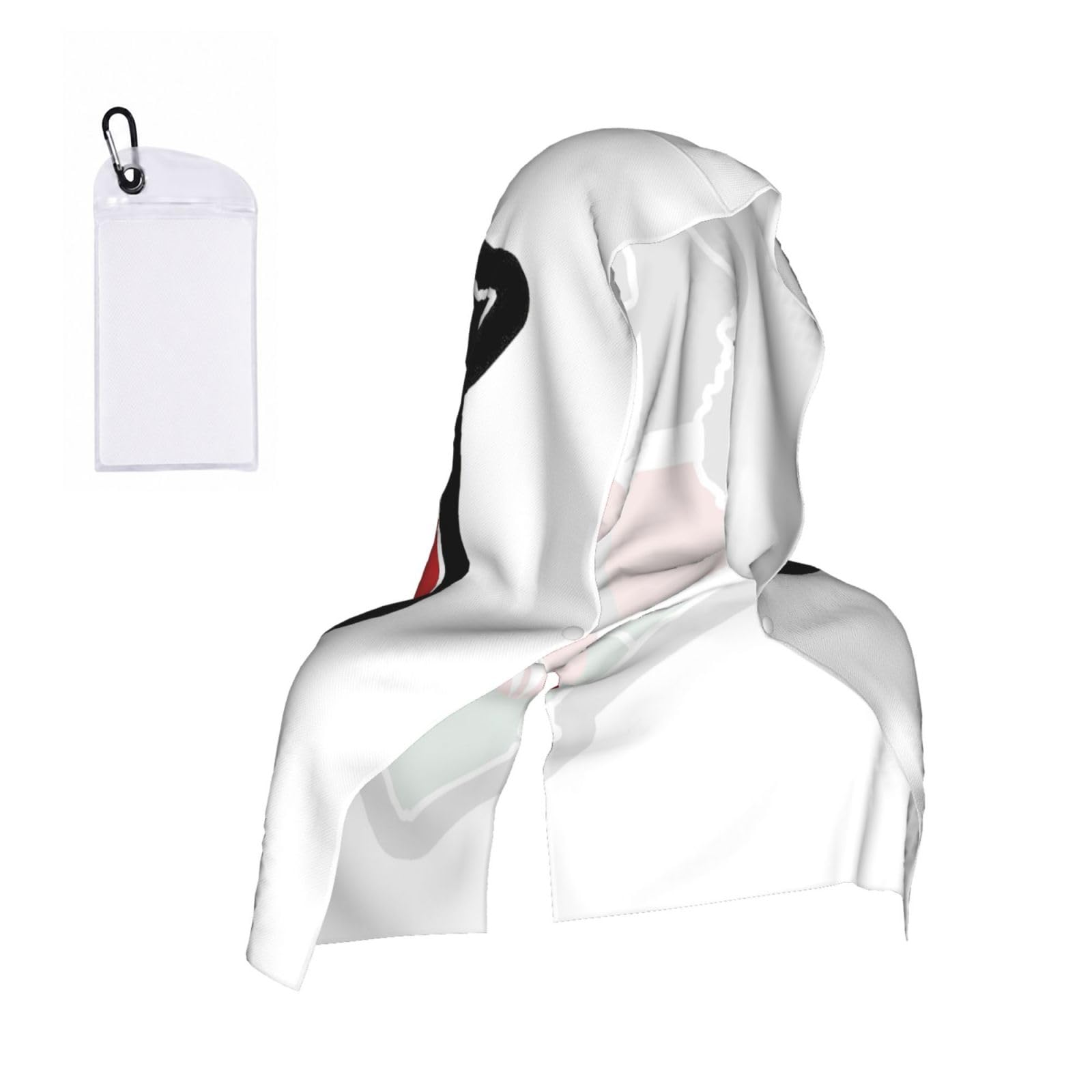 DUWAA Kenya Flag Map Print Cooling Hooded Sports Towel, 30×60cm Quick Drying Summer Cool Head Wrap For Neck And Face