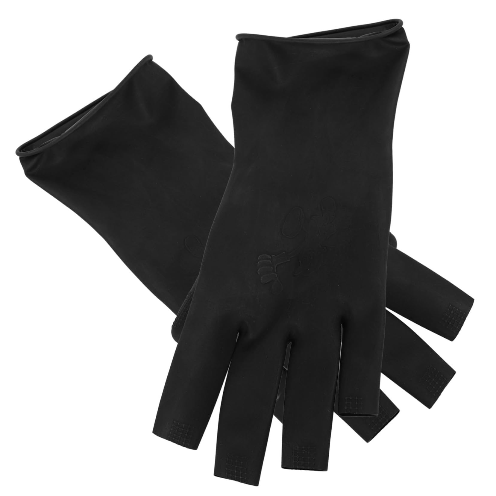 Baluue 1 Pair Dye Waterproof Rubber Gloves Hair Styling Gloves Salon Hair Dye Glove