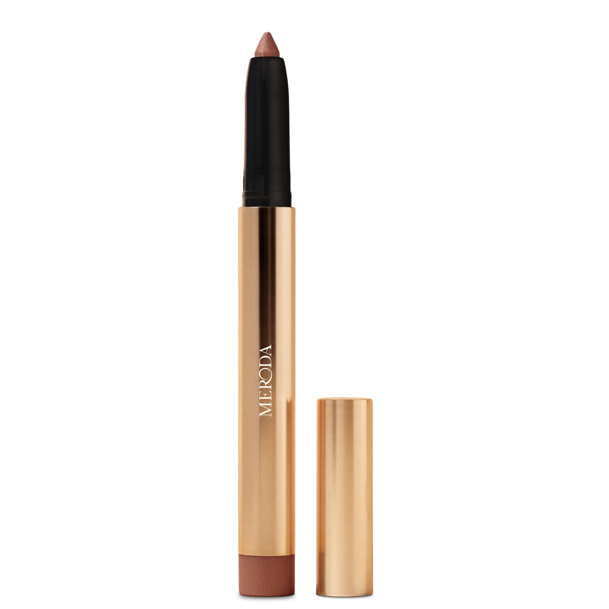 MERODA® Lidschatten Stift [MIT WISCHFEST-FORMEL] - Eyeshadow Stick - Lidschattenstift - Eye Perfecting Shimmer Beautystick - Vegan & Cruelty Free - (Mauve)