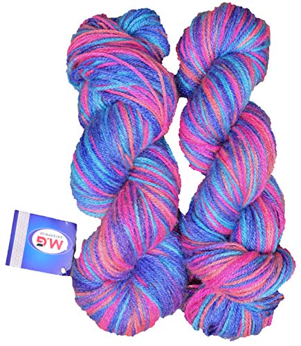 Image of HR Enterprise Craze Prime Rose (500 gm), Wool Hank Hand Knitting Wool /Art Craft Soft Fingering Crochet Hook Yarn, Needle Knitting Yarn Thread Dyed