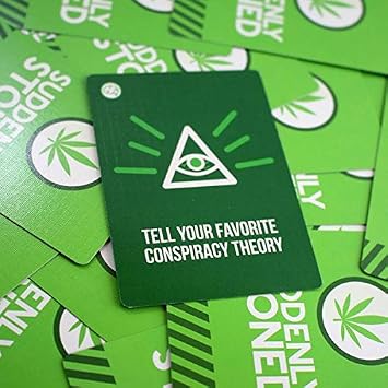 Breaking Games Suddenly Stoned: The Ultimate & Hilarious Adult Card Game for Game Night Fun & Parties, 3-8 Players, (Ages 18+)