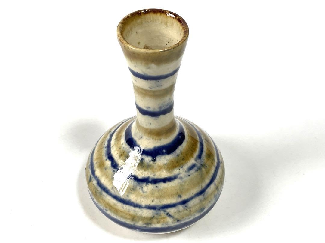 Amazon.co.jp: 骨董 アンティーク 琉球古陶 沖縄 やちむん 二彩 線文