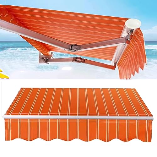 Consejos para Comprar Sombrillas, marquesinas y toldos los más recomendados. 43 ZHDLdpUS Reemplazos De Tela De Sombra De Toldo Retráctil Tela De Sombrilla De Poliéster Resistente De 280 G Cubierta Exterior Vela De Jardín para Marquesina De Puerta De...