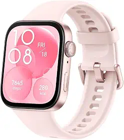 Smartwatch, HUAWEI WATCH FIT 3, Tela AMOLED de 1,82", Design Ultra-fino, Monitoramento Completo de Exercícios, Gerenciamento Abrangente da Saúde, Compatível com iOS e Android, Rosa