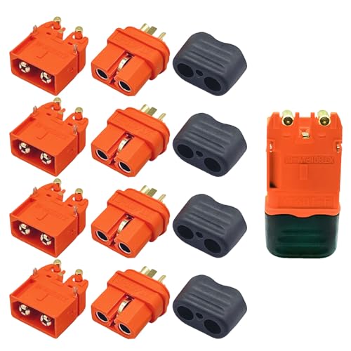 5Pairs Amass XT60I XT60IPW XT60I-PW Male XT60-I Female 2+1 Connector Signal Pin Plug for RC Lipo Battery Charger Controller Motor Parts