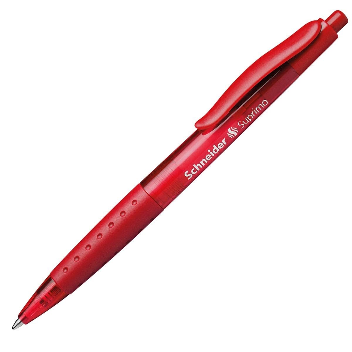 Schneider Ballpoint Pen Suprimo Red (Pack of 20)