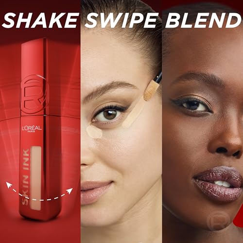 L'Oreal Paris Infallible Skin Ink 2-in-1 Foundation Concealer Hybrid Face Makeup, up to 48HR Transfer-Resistant with Medium Coverage, 460 Rich Neutral - image 3