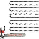 5 Pack Milwaukee Chainsaw Chain 16 Inch 3/8' LP Pitch .043' Gauge 56 Drive Links Fits Milwaukee, EGO Power+, DeWalt, Greenworks, Poulan, Craftsman, Echo and more