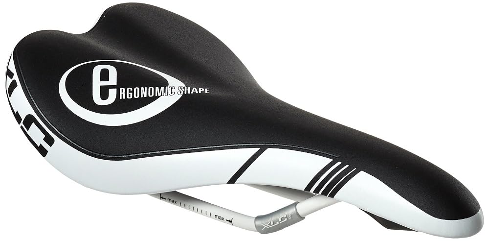 XLC Fahrradsattel MTB ATB Sport SA-S03, schwarz/weiß, 2502027000 Sport & Freizeit
