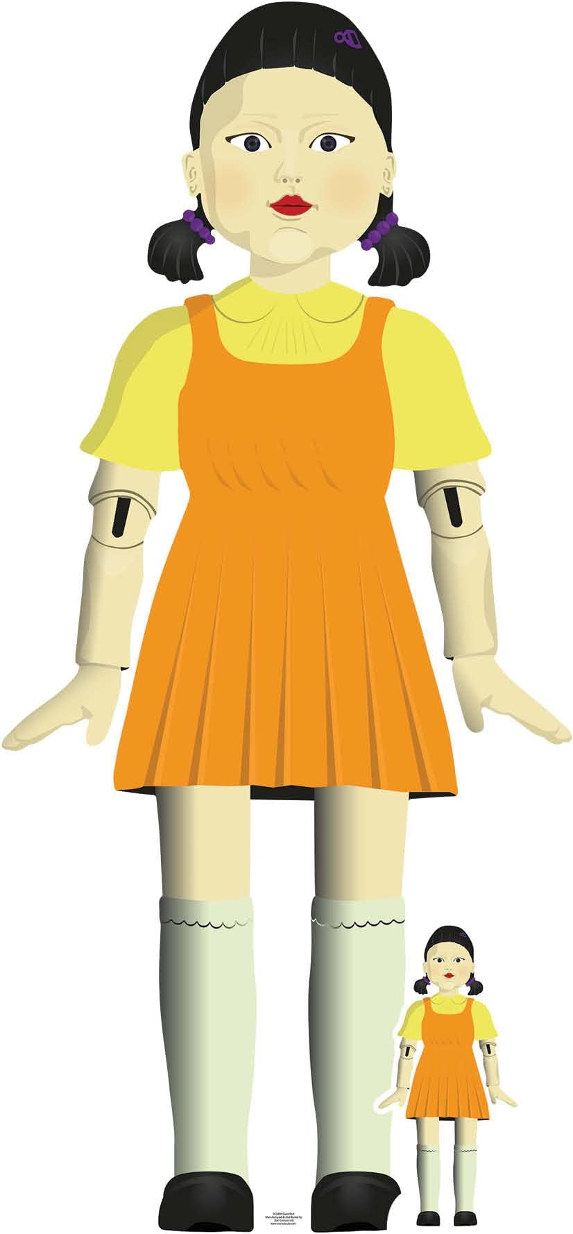 STAR CUTOUTS SC1694 Giant Doll Fun Large Cardboard Cutout Great For Survival Theme Party Games & Fans