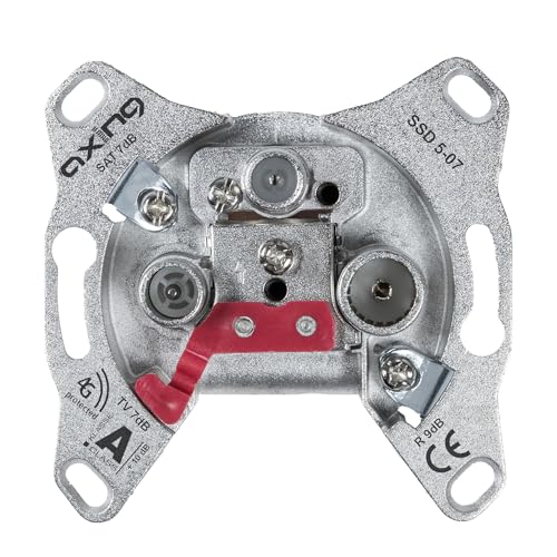 Axing SSD 5-07 Universal Sat Enddose mit 7 dB Anschlussdämpfung (SAT / TV / R)