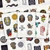 BulbaCraft Aztec Stickers for Water Bottle and Laptop - Aztec Party Supplies & Decorations, Waterproof Vinyl Decals, Culture and History Stickers, Gifts for Women & Men #4